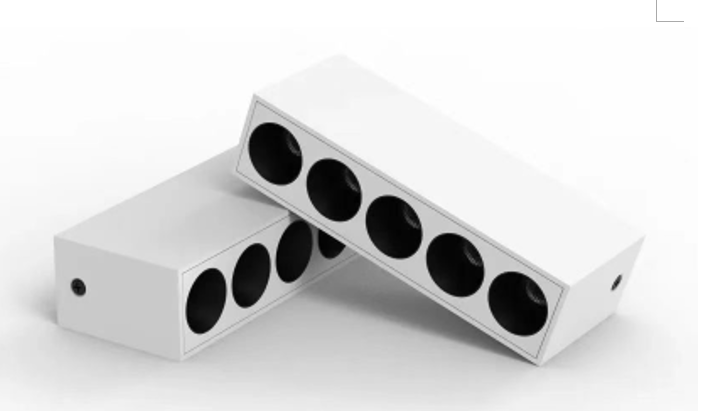 Modern Luxury Aluminum Spot Grill Light Surface Mounted Ceiling Flood 10W LED Liner Ceiling Light CRI 90 Rectangular Shape for